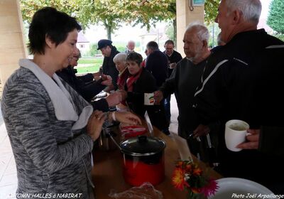 Photographie du service de la soupe